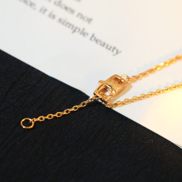 Toxse Star And Sun Diamond Pink Gold Necklace - Image 9