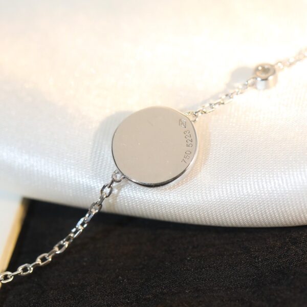 Toxse Sun Motif Pink Mop Silver Bracelet - Image 9