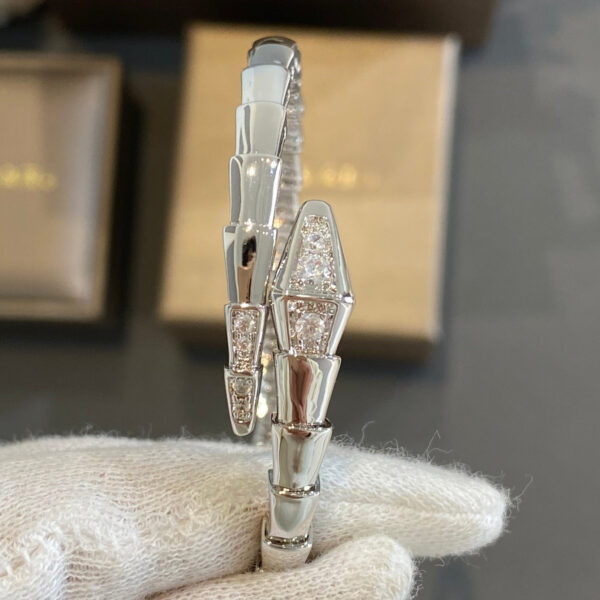 Toxse Serpenti Bracelet Diamonds Silver - Image 2