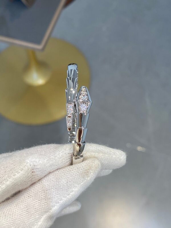 Toxse Serpenti Bracelet Diamonds Silver - Image 3
