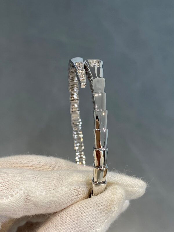 Toxse Serpenti Bracelet Diamonds Silver - Image 5