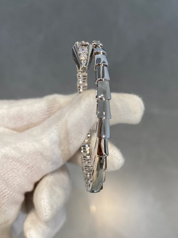 Toxse Serpenti Bracelet Diamonds Silver - Image 6