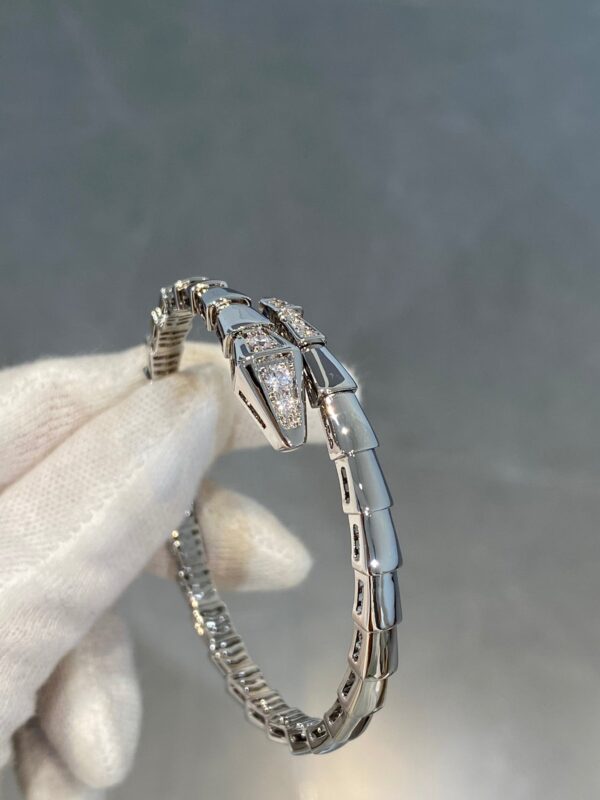 Toxse Serpenti Bracelet Diamonds Silver - Image 7