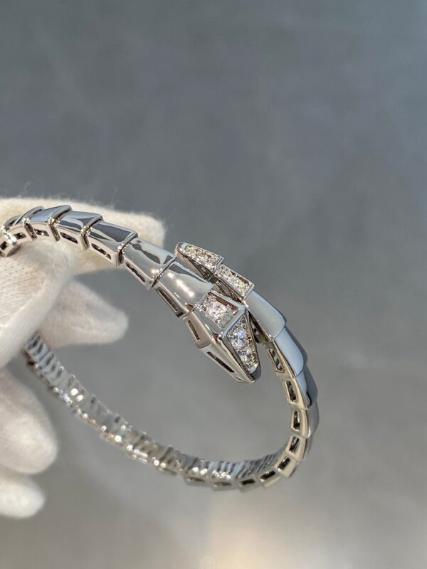 Toxse Serpenti Bracelet Diamonds Silver - Image 8