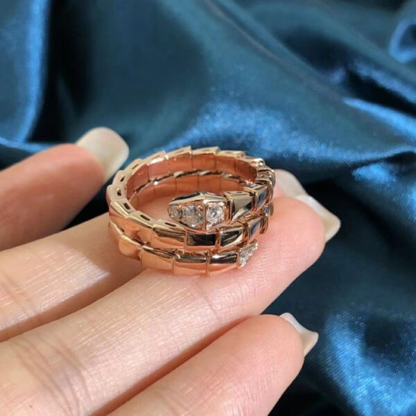 Toxse Serpents Double Row Diamond Ring - Image 3
