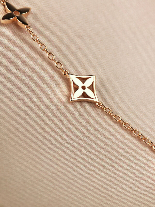 Toxse Star And Sun 7 Motifs Gold Bracelet - Image 5