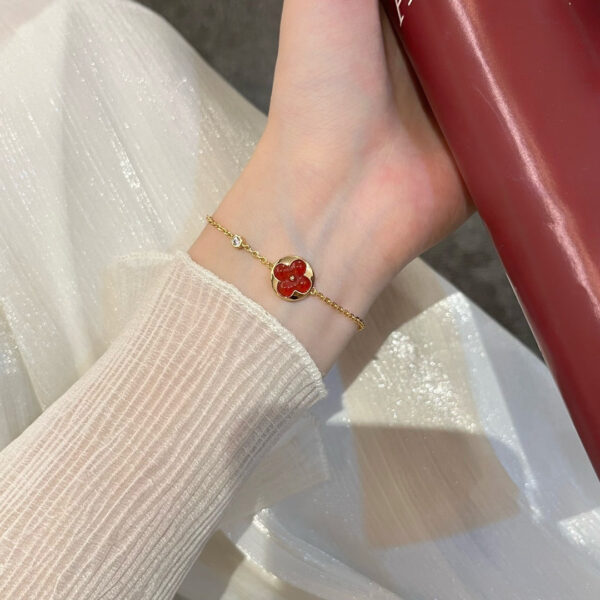 Toxse Sun Pedant Carnelian Bracelet - Image 2