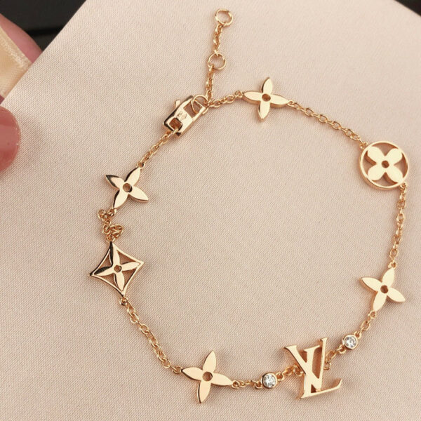 Toxse Star And Sun 7 Motifs Gold Bracelet - Image 2