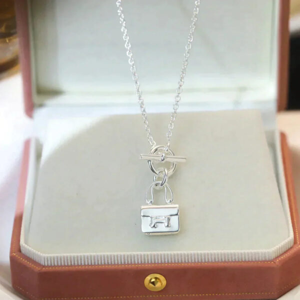 Toxse Pop H Pedant Silver Necklace - Image 7