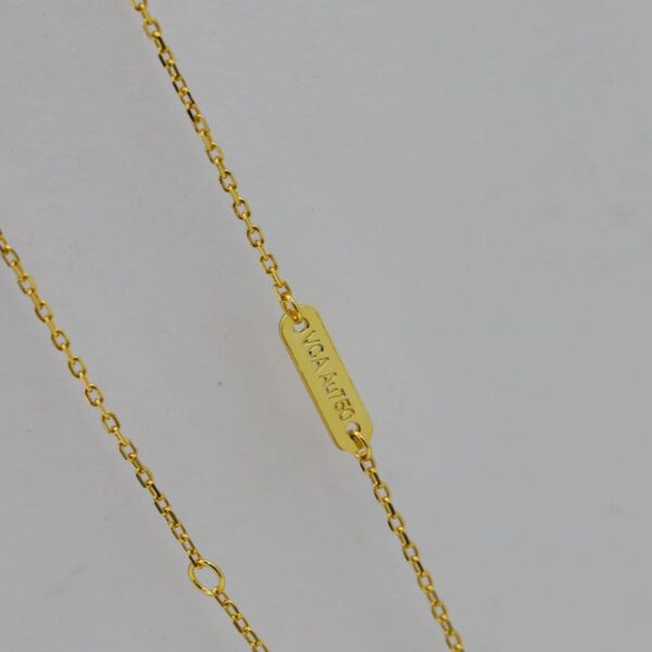 Toxse Two Butterfly Pendant With Diamond & Turquoise Necklace - Image 6