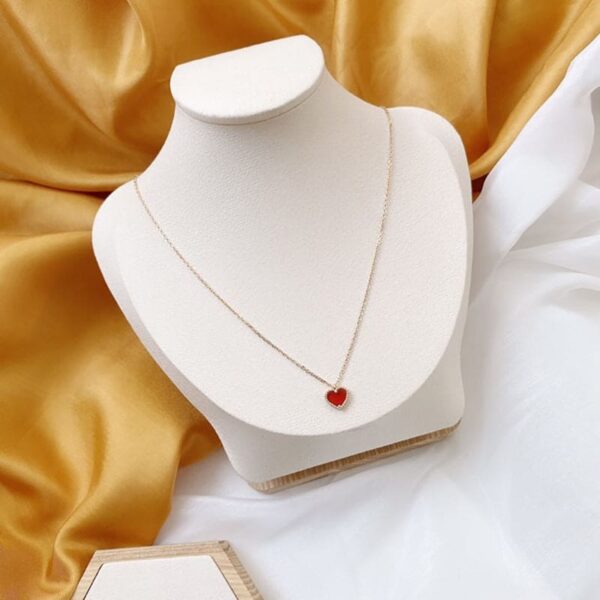 Toxse Sweet Alhambra Heart Pendant Necklace - Image 3