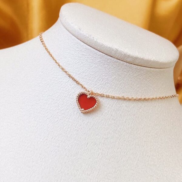 Toxse Sweet Alhambra Heart Pendant Necklace - Image 6