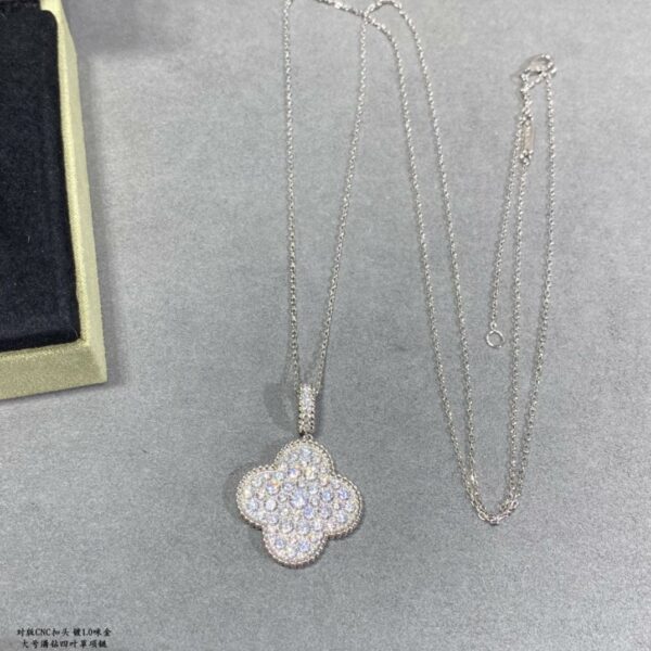 Toxse Magic Alhambra One Motifs Diamonds Clover Necklace - Image 8