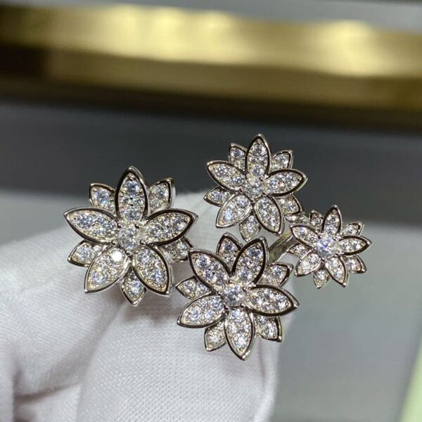 Toxse Lotus Four Flowers Ring - Image 2