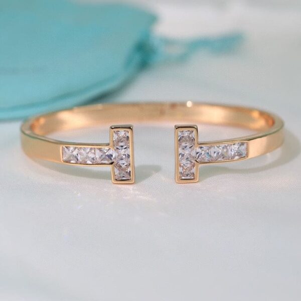 Toxse T Diamond Open Square Bracelet - Image 18