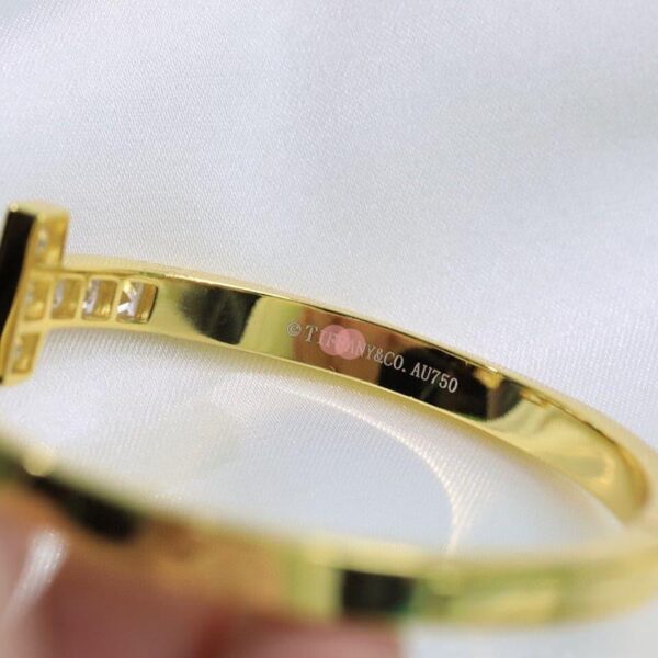 Toxse T Diamond Open Square Bracelet - Image 6