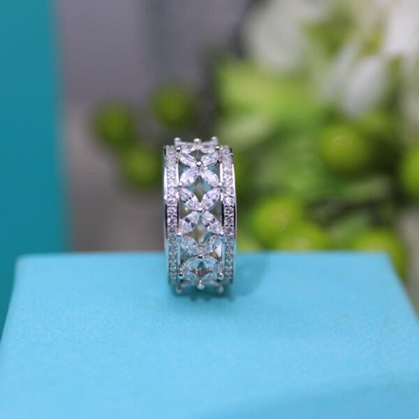 Toxse Platinum Diamond Marquise Victoria Ring - Image 2