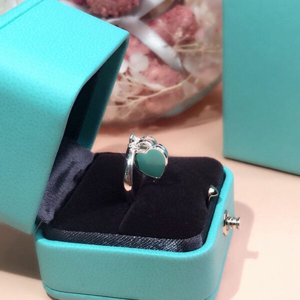 Toxse T Round & Heart Tag Ring - Image 4