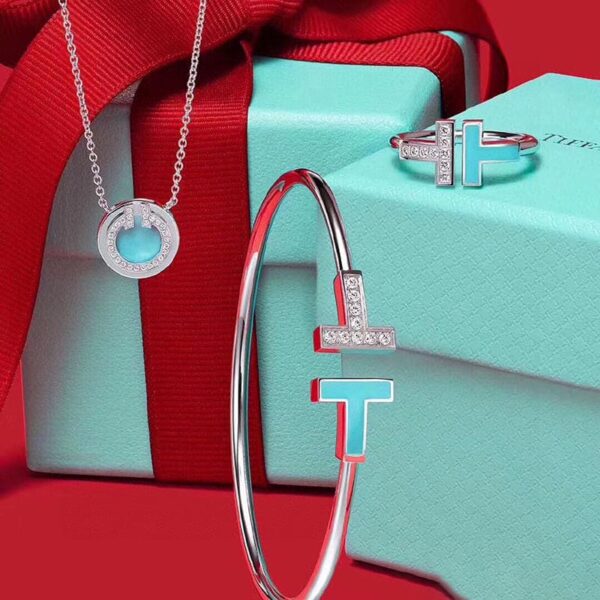 Toxse T Diamond & Turquoise Wire Ring - Image 5