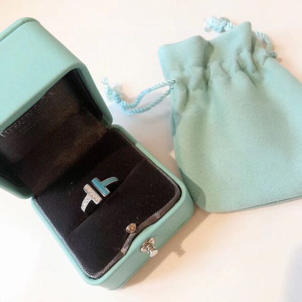 Toxse T Diamond & Turquoise Wire Ring - Image 4
