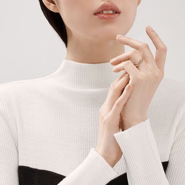 Toxse Knot Double Row Ring - Image 8