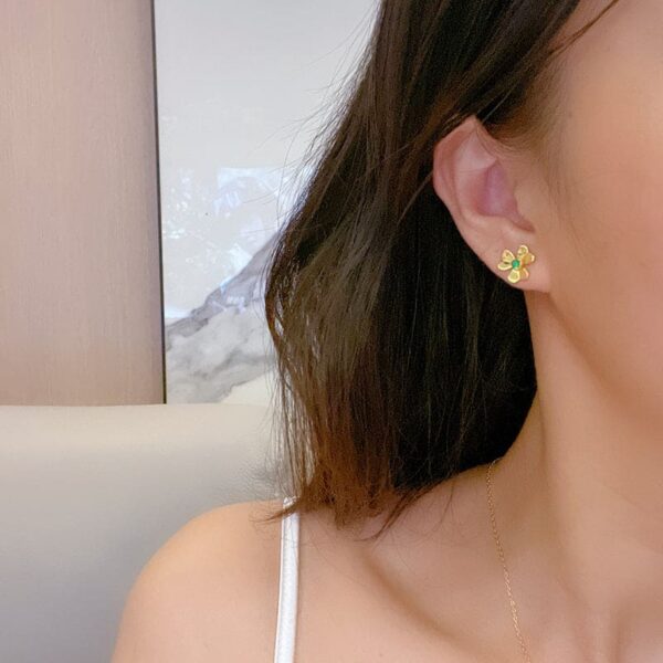 Toxse Frivole Mini Emerald Earrings - Image 3