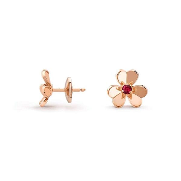 Toxse Frivole Mini Ruby Earrings - Image 3