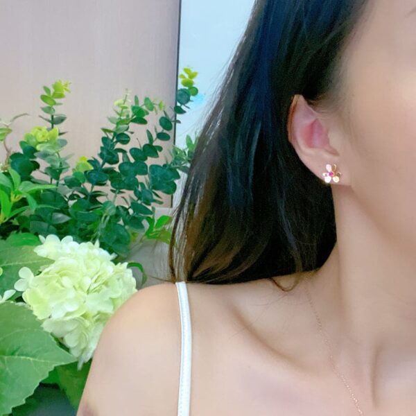 Toxse Frivole Mini Ruby Earrings - Image 4