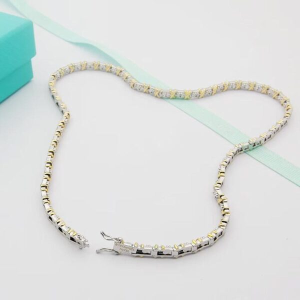 Toxse T Schlumberger Eighteen Stone Choker Necklace - Image 5