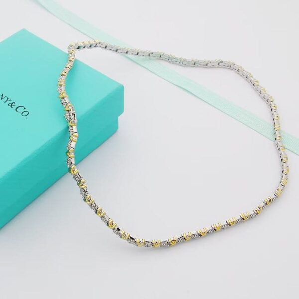 Toxse T Schlumberger Eighteen Stone Choker Necklace - Image 6