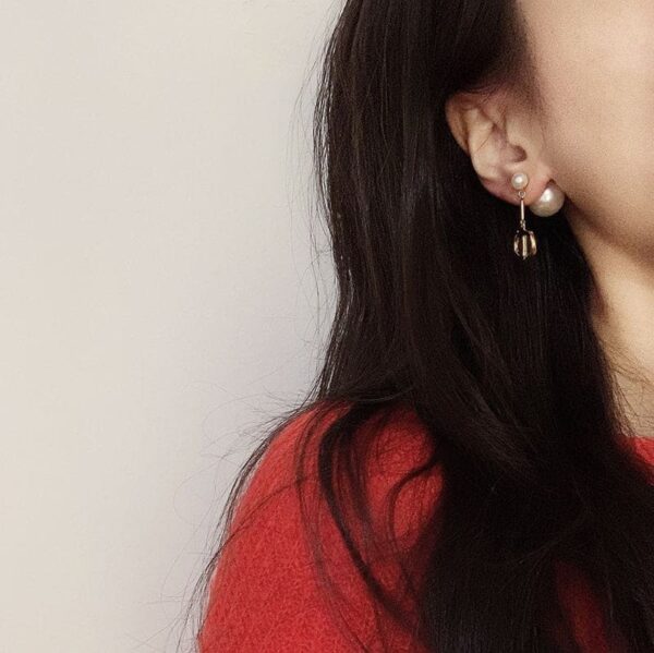 Toxse Tribales Pearl Earrings - Image 6