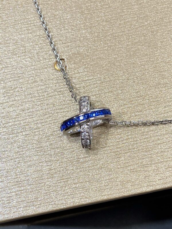 Toxse Liens Diamond Silver Necklace - Image 3