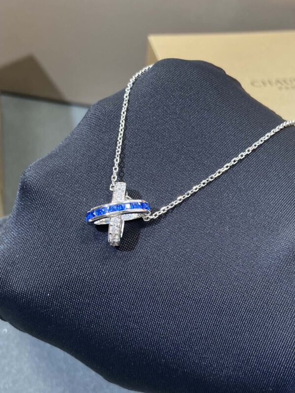 Toxse Liens Diamond Silver Necklace - Image 4
