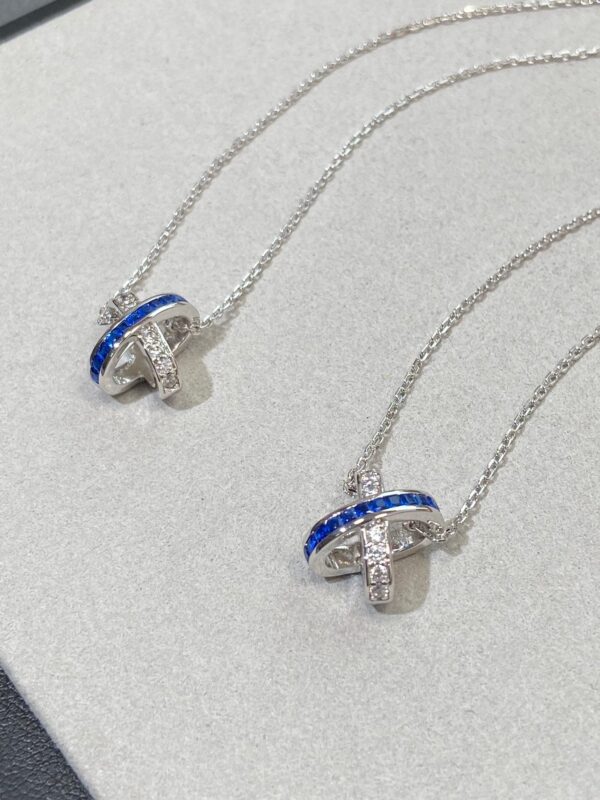 Toxse Liens Diamond Silver Necklace - Image 6
