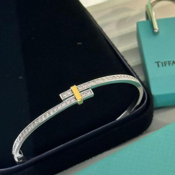 Toxse Edge Hinged Bypass Bangle Bracelet - Image 4
