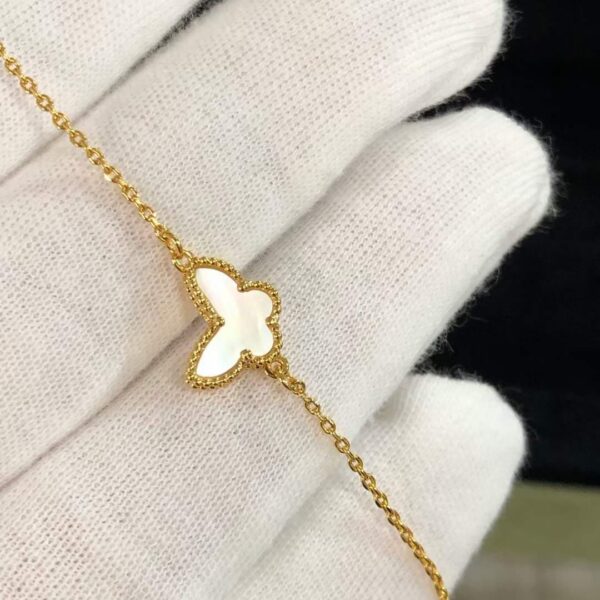 Toxse Lucky Alhambra Butterfly Pendant Bracelet - Image 2