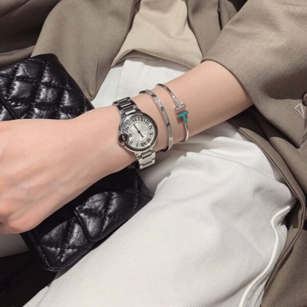 Toxse T Diamond and Turquoise Wire Bracelet - Image 7