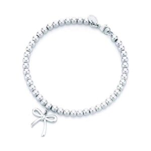 Toxse Bow Charm Bead Bracelet