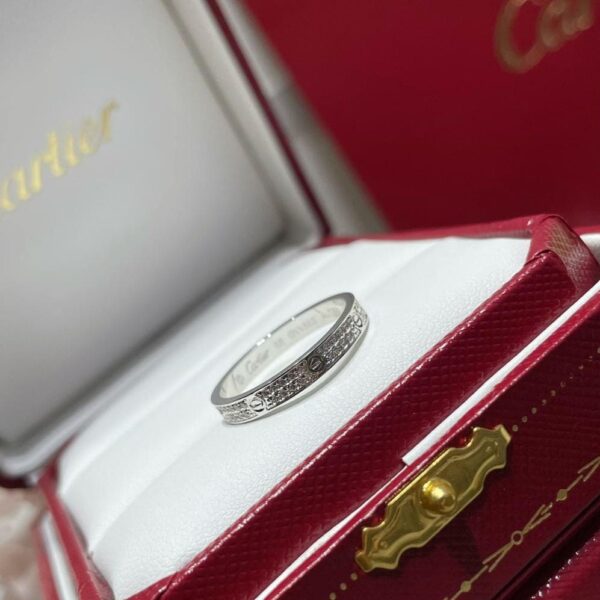 Toxse Steel Love Diamond-Paved 3mm Ring - Image 9