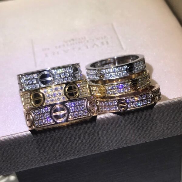 Toxse Love Diamond-Paved 5mm Ring - Image 3
