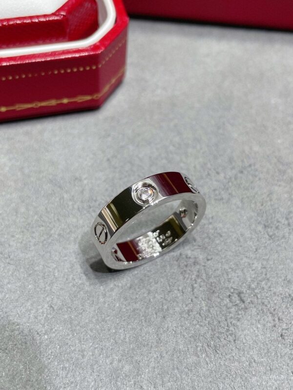 Toxse Three Diamonds Love Wedding Ring - Image 8