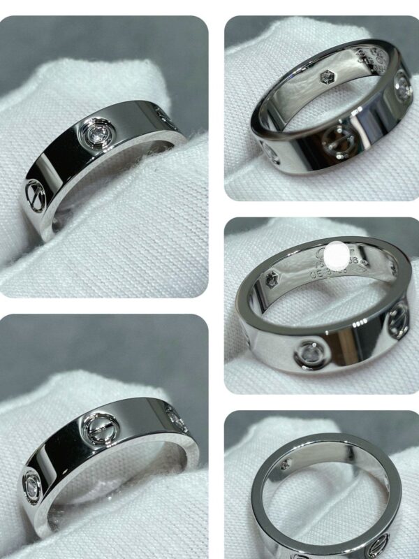 Toxse Three Diamonds Love Wedding Ring - Image 10