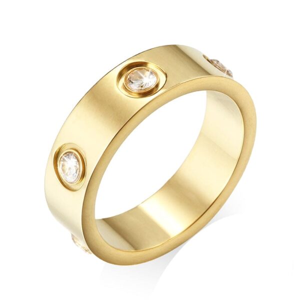 Toxse Love Wedding Eight Diamonds Ring - Image 8