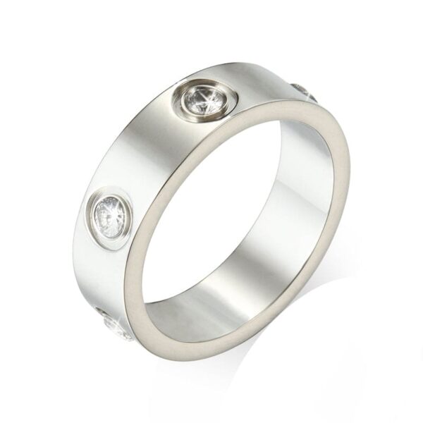 Toxse Love Wedding Eight Diamonds Ring - Image 15
