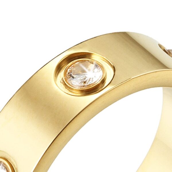 Toxse Love Wedding Eight Diamonds Ring - Image 9