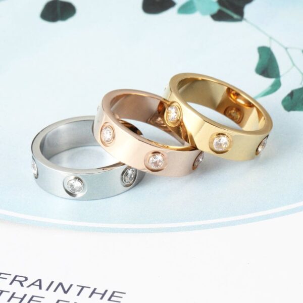 Toxse Love Wedding Eight Diamonds Ring - Image 10