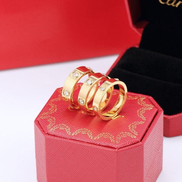 Toxse Love Wedding Eight Diamonds Ring - Image 3