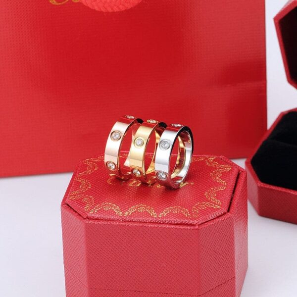 Toxse Love Wedding Eight Diamonds Ring - Image 5