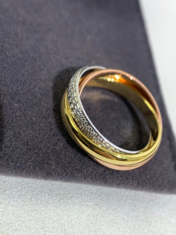 Toxse Trinity Pave Diamond Ring - Image 2