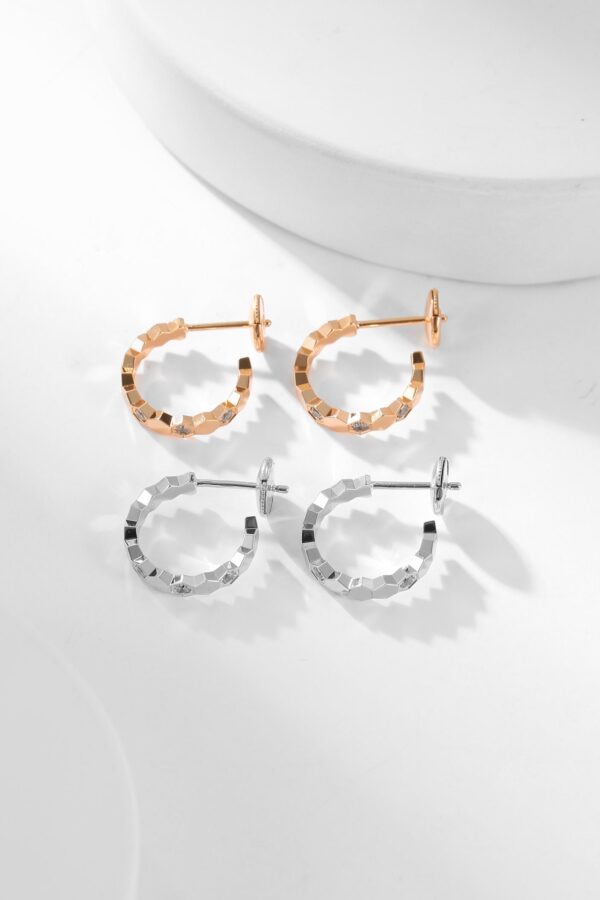 Toxse Bee Love Diamond Hoop Earrings - Image 8